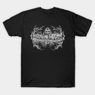 We've Been Trying to Reach You About Your Car's Extended Warranty - Death Metal Logo T-Shirt